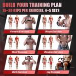 2025 Pro Twister Arm Trainer, 40-100lb Adjustable Power Twister Bar, Chest Shoulder Arm Workout Equipment, Portable Detachable Upper Body Fitness Machine for Home & Gym (Red 90-150lbs)