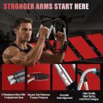 2025 Pro Twister Arm Trainer, 40-100lb Adjustable Power Twister Bar, Chest Shoulder Arm Workout Equipment, Portable Detachable Upper Body Fitness Machine for Home & Gym (Red 90-150lbs)