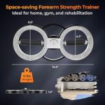 Goplus Burn Machine, Arm Workout Equipment with Adjustable Resistance, Forearm Strength Trainer for Men & Women, 360° Rotator Machine for Training Grip, Wrist, Shoulder Back at Home & Gym