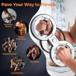 Goplus Burn Machine, Arm Workout Equipment with Adjustable Resistance, Forearm Strength Trainer for Men & Women, 360° Rotator Machine for Training Grip, Wrist, Shoulder Back at Home & Gym