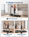 Compact Walking Pad Treadmill with Adjustable Incline