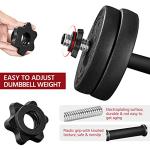 Yaheetech 44 LB Adjustable Dumbbell Weight Set