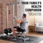 GDLF LAT Pull Down Machine Low Row Cable Fitness Exercise Body Workout Strength Training Bar Machine