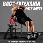 GMWD AB/Back Machine, AB Crunch Back Extension Machine, AB Workout Machine, Core Machine Upper Body Strength Training Home Gym Equipment