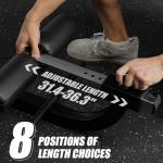 GMWD AB/Back Machine, AB Crunch Back Extension Machine, AB Workout Machine, Core Machine Upper Body Strength Training Home Gym Equipment