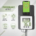 ShareVgo Smart Home Rowing Machine Bluetooth Compact Foldable Magnetic Rower with Fitness APP, Max Weight 285lbs Ergometer - SRM2000