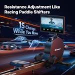 MERACH Pro-Grade Rowing Machines for Home, Smart Magnetic Rowing Machine with 21.5" HD Rotatable Screen, 400 LBS MAX Load, Wooden Tracks for Silent Sliding, MERACH App 1000+ Course & Games