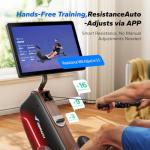 MERACH Rowing Machines for Home, Powerful Electromagnetic Row Machine with 51.2" Extended Rail, 16-Level Handle