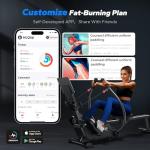 MERACH Sculls Rowing Machines for Home, Magnetic Rowing Machine with 16-Level, Simulate Real Row, Ultra-Quiet Rower, MERACH App and 1000+ Champion Coaching Course & Games