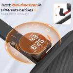 Ab Machine and Rowing Machine, 4 in 1 Rowing Machines for Home with 3 Levels of Workout Resistance, Quiet & Foldable Rower Machine with 3 Adjustable Handle Heights & LCD Monitor, Row Machine for Home