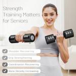 EAST MOUNT Adjustable Dumbbells Set (5 lb Pair)