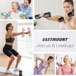 EAST MOUNT Adjustable Dumbbells Set (5 lb Pair)