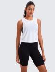 Cropped Pima Cotton Workout Tank for Women