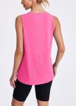 Women's Athletic Pink Workout Tank Top XL