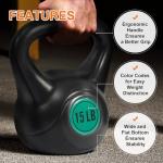 3-Piece Kettlebell Set for Strength Training