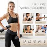 EAST MOUNT Adjustable Dumbbells Set (5 lb Pair)