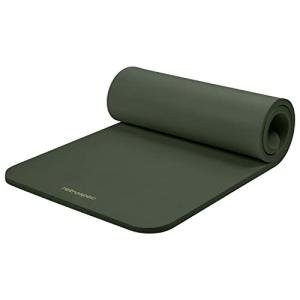 Solana Non-Slip Yoga Mat with Strap, 1" Thick