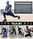 5 Pack Men's Compression Workout Leggings