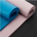 Extra Thick 1-Inch Yoga Mat with Strap, Rose