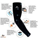 AetherGear Compression Arm Sleeves (2 Pack) - Black