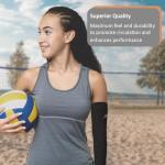 AetherGear Compression Arm Sleeves (2 Pack) - Black