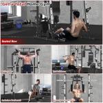 Smith Machine with Power Cage and Cable Attachments