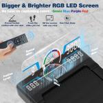 Compact Walking Pad Treadmill with Bluetooth and LED