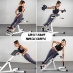 Adjustable Roman Chair Back Extender for Home Gym