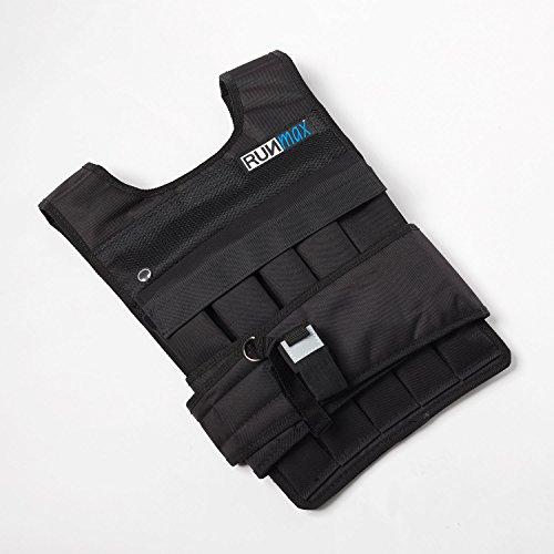 RUNFast 12-140 lbs Weighted Vest with Shoulder Pads