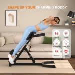 Foldable Adjustable Roman Chair for Core Strength