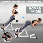 Adjustable Roman Chair Back Extender for Home Gym