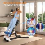 Foldable Adjustable Roman Chair for Core Strength