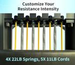 Windfoot Folding Pilates Reformer with Springs and Cords