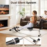 Compact Adjustable Rowing Machine for Full Body Workout