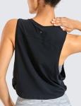 Women's Lightweight Pima Cotton Sleeveless Yoga Top