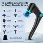 Deep Tissue Massage Gun with Heat & Cold