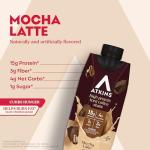 Atkins Mocha Latte Protein Shake, Keto-Friendly, 12 Pack