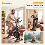 NewBulig App-Enabled Stationary Exercise Bike