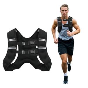 20lb Adjustable Weighted Vest for Strength Training