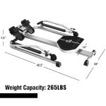 GYMAX Hydraulic Rowing Machine for Home Workouts