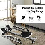 GYMAX Hydraulic Rowing Machine for Home Workouts