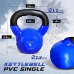 20 lb Vinyl Coated Kettlebell for Home Workouts