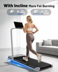 Portable Under Desk Walking Pad Treadmill with Remote