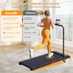 KASSADIN Portable Walking Pad Treadmill with Handle