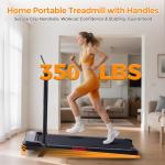KASSADIN Portable Walking Pad Treadmill with Handle