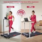 Portable Walking Pad Treadmill with Handle Bar
