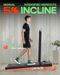 Compact 2-in-1 Folding Treadmill for Home Office