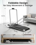 Portable Under Desk Walking Pad Treadmill with Remote