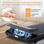 KASSADIN Portable Walking Pad Treadmill with Handle