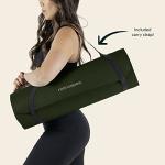 Retrospec Solana Non-Slip Yoga Mat with Strap